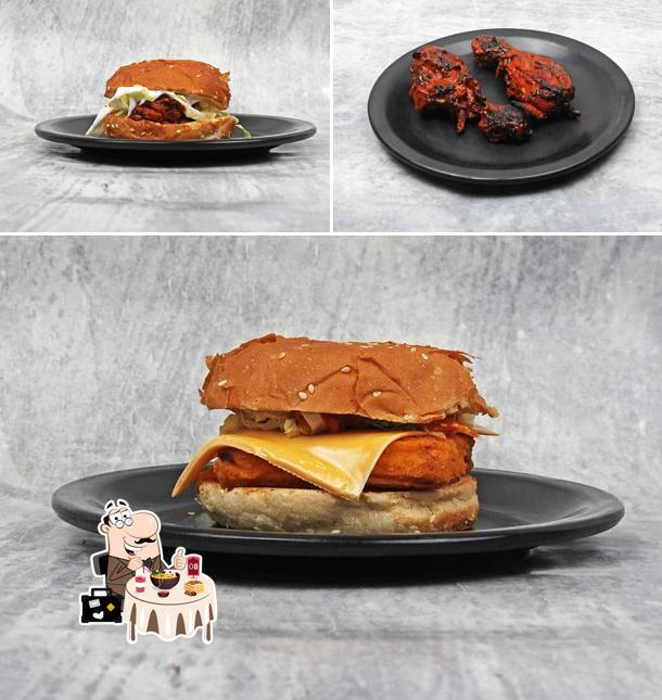 Food at Mad Over Chicken & Pizza Lane