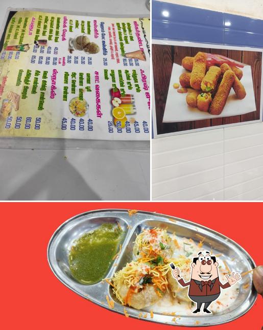 Food at Madurai Vilakkuthoon Hanifa Jigarthanda