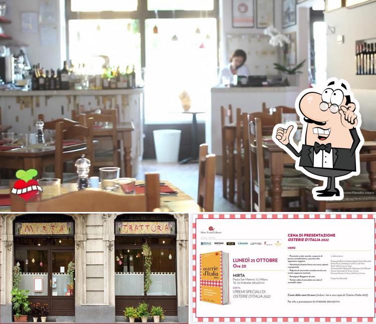 Dai un'occhiata agli interni di Trattoria Mirta