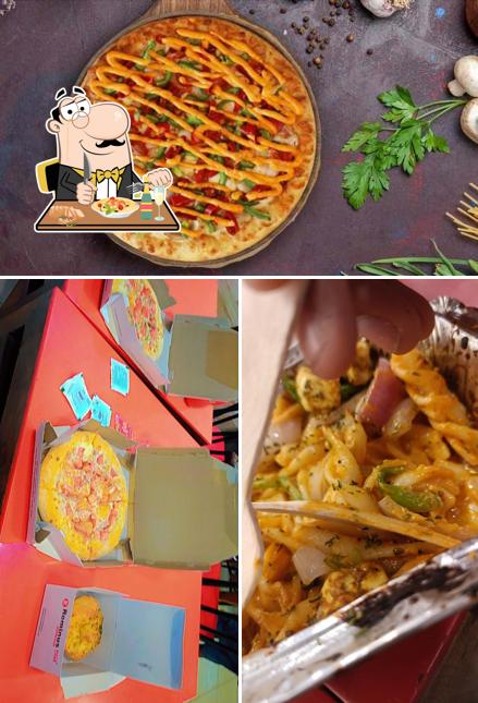 Food at Rominus Pizza and Burger