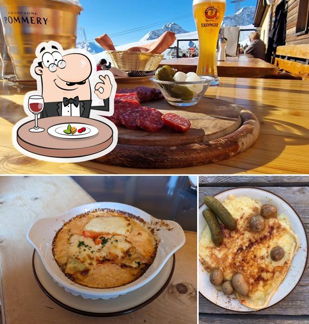 Cibo al Alpina Hütte