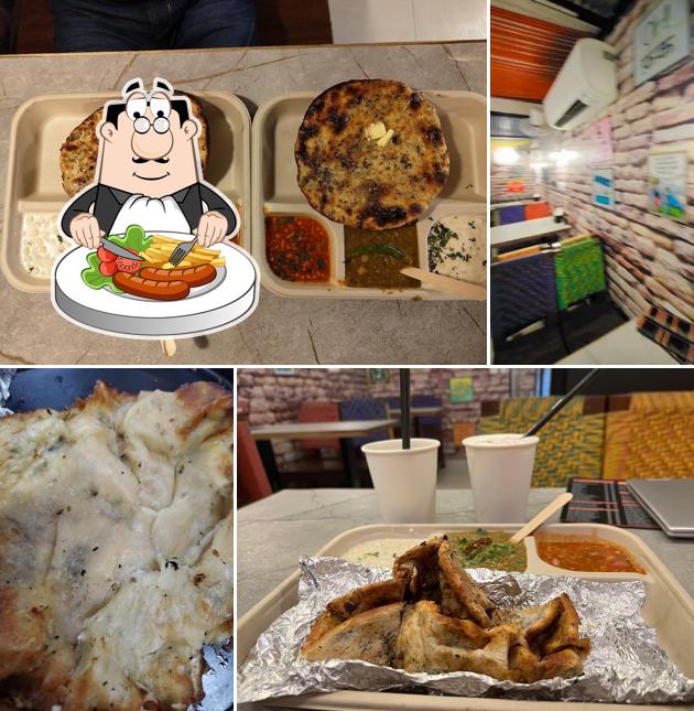 Food at Amritsari Kulcha Factory