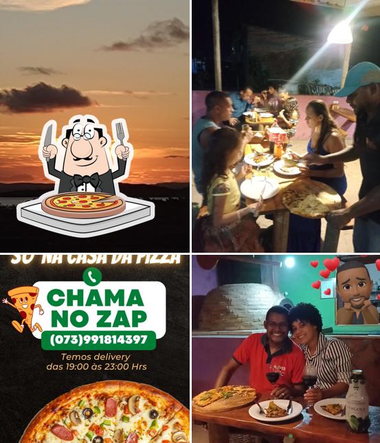 Peça diferentes variedades de pizza