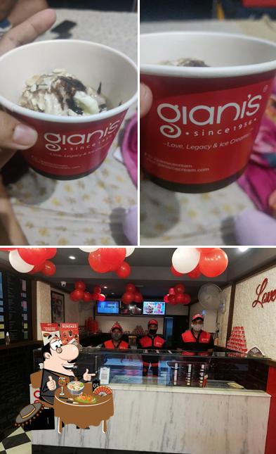 This is the image depicting food and beverage at Giani's Ice Cream