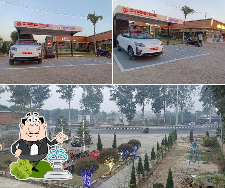 You can get some fresh air outside New golden dhaba