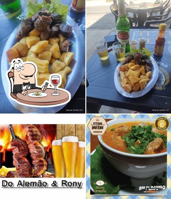 Platos en Bar do Alemão e Rony