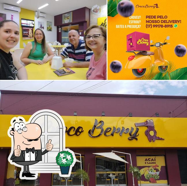 O exterior do Croco Berry Açaiteria