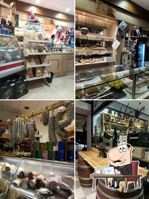 Gli interni di vini pane e delizie