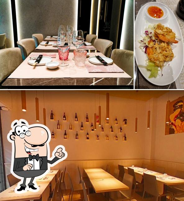 Gli interni di Sushi Sashimi