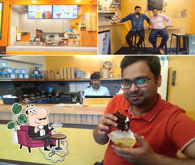 Check out how The Belgian Waffle Co looks inside