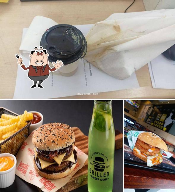 Food at Biggies Burger