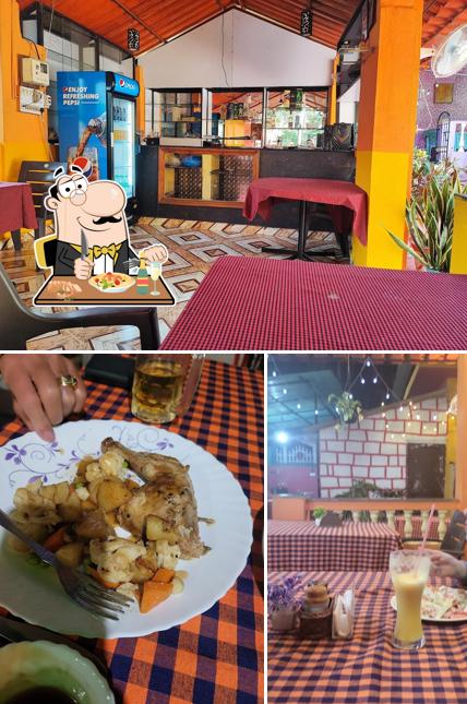 Check out the image depicting food and interior at Casmy Guest House & Restaurant