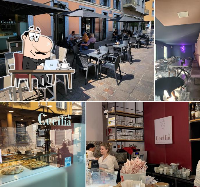 Dai un'occhiata agli interni di Circle Bakery & Coffee Lounge