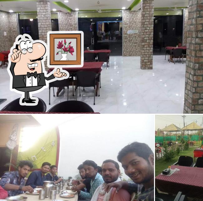 The interior of Shri Samrat Dhaba & Family Restaurant