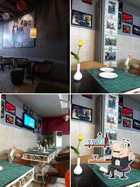The interior of Café Coffee Day