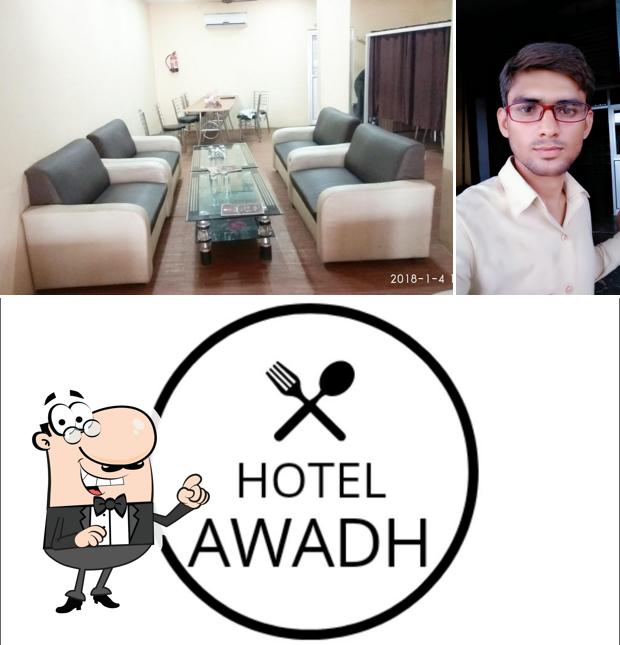 The interior of Awadh Family Restaurant & Hotel