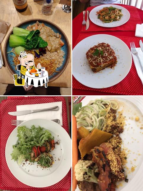 Platos en La Rouge Bistrô