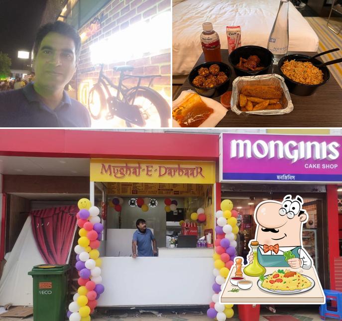 The photo of food and exterior at Mughal E Darbaar