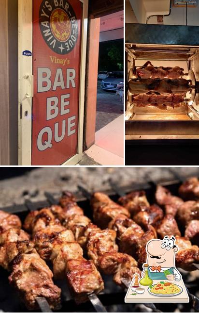 Vinay's Bar-Be-Que is distinguished by food and exterior