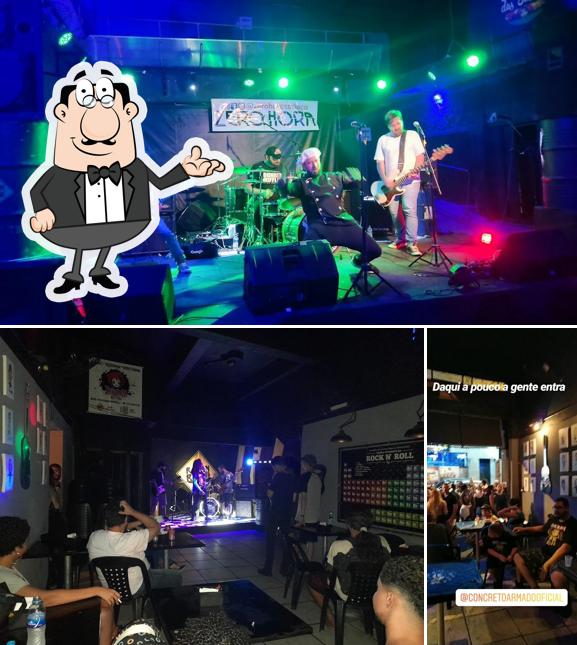 O interior do Rock'n Beer Pub