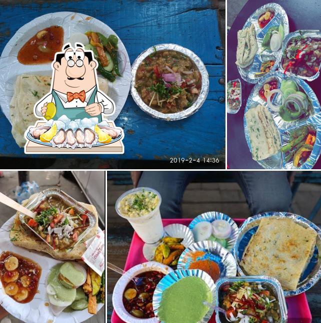 Oysters at Sonu Kulche Wala