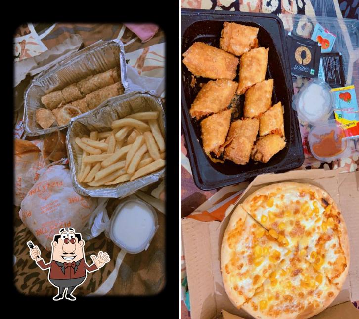 Food at The Pizza Time