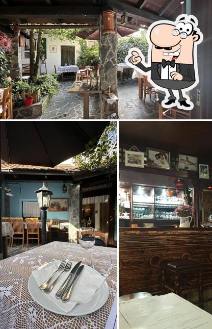 Gli interni di Taverna Tatjana