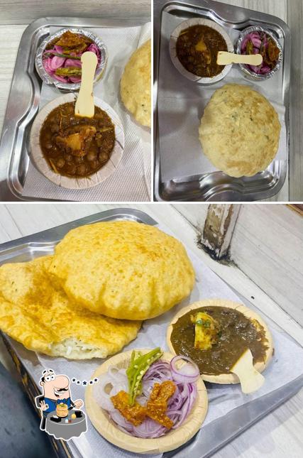 Chole bhature at Bhatura King