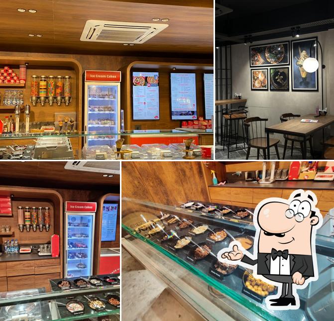 The interior of Huber & Holly (Rajkot)