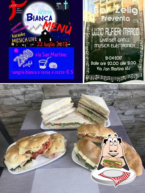 Club sandwich al Bar Zelig