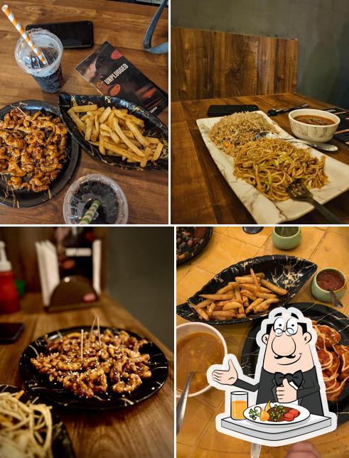Food at Cafe UNPLUGGED
