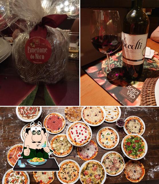 Comida em Sala Vip Pizza Bar
