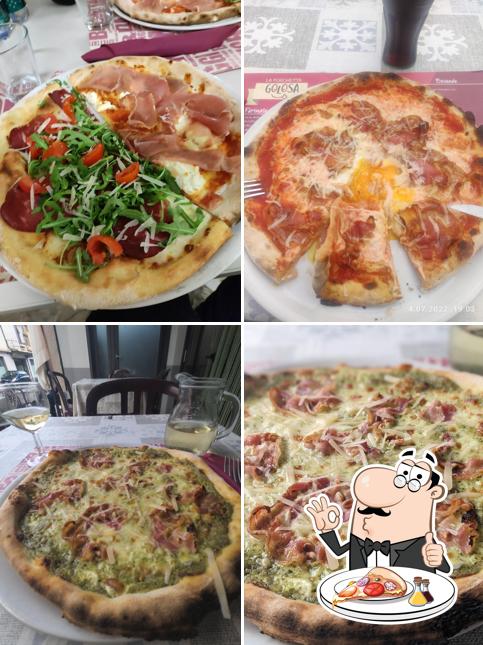 A La Forchetta Golosa Snc Magaglio Milva & Fioravanti Nicolò, puoi goderti una bella pizza