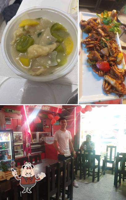This is the image showing food and interior at Red Chilli Pepper
