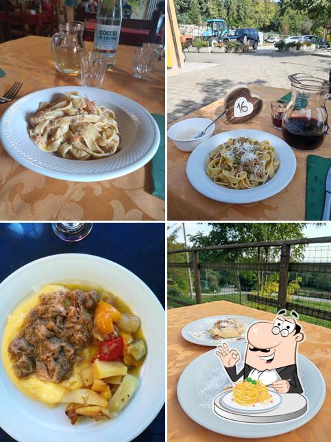 Spaghetti alla carbonara al Agriturismo Da Gabriele
