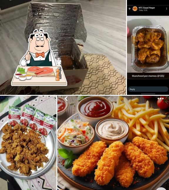 Fish and chips at Hot N Crispy