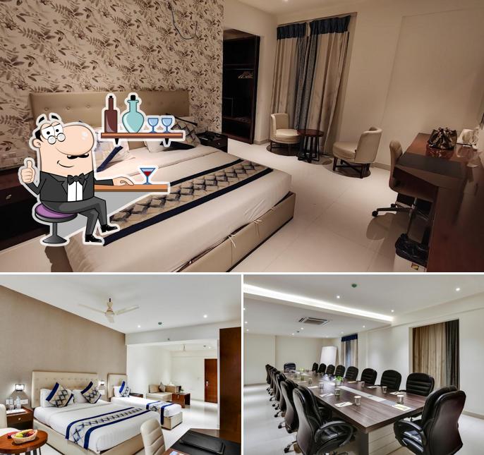 The interior of Manasa Inn