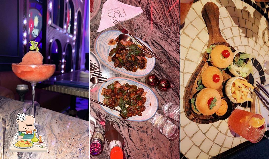 Food at Flos Music & Bar