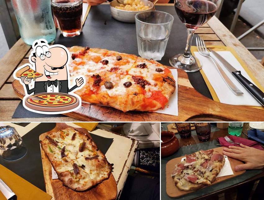 A Pizzeria Il Grano, puoi assaggiare una bella pizza