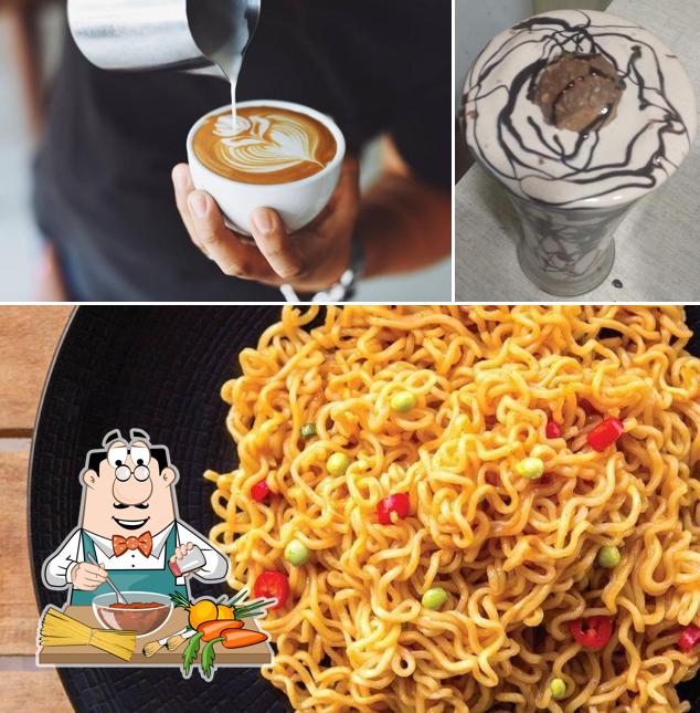 Spaghetti bolognese at Pramukh Cafe