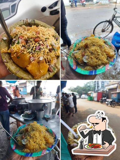 Chaat at Mitu Bhai Dahibara Aloodum