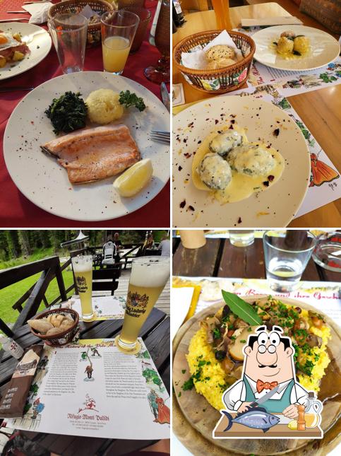 Salmone grigliato al Rifugio Monti Pallidi