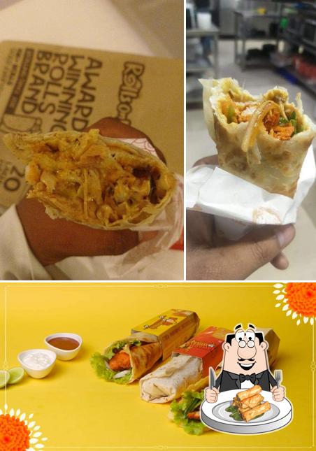 Spring rolls at Rolls on Wheels - Shawarma & Wraps