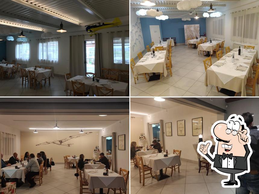 Gli interni di Trattoria il Gusto del Volo