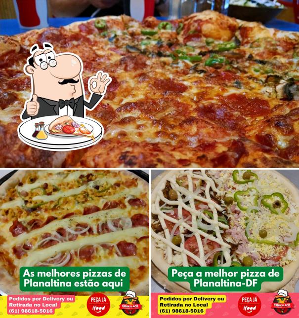 Experimente pizza no Pizzaria Sabor & Arte - Delivery de Pizzas em Planaltina/DF