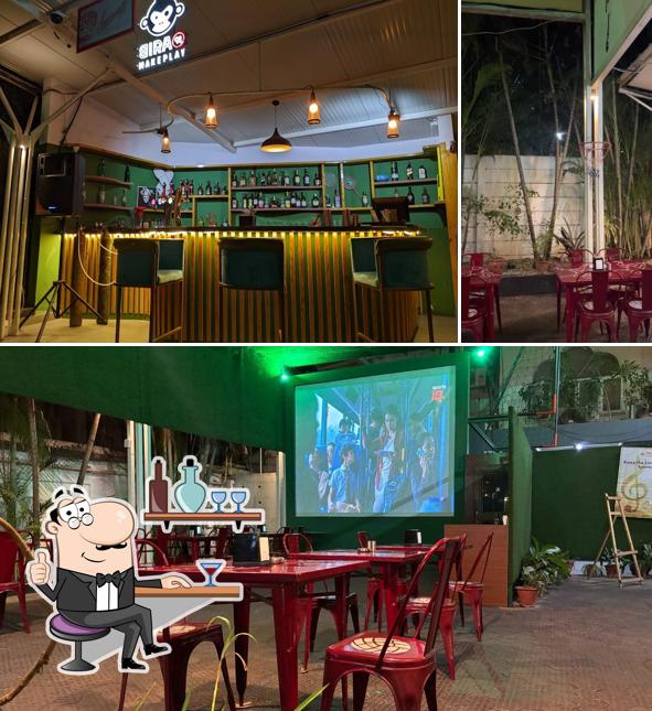 The interior of Kings Q Sports Bar