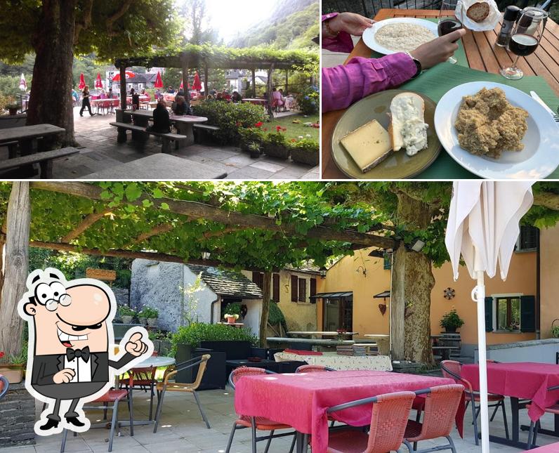 Gli interni di Osteria Vittoria