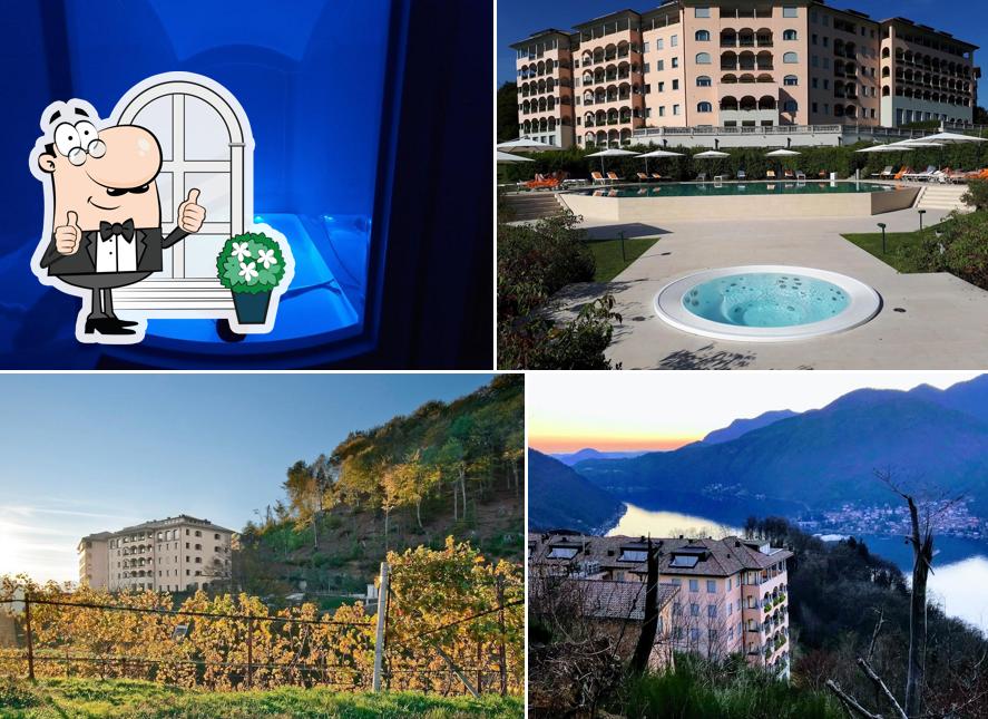 Gli esterni costituiscono una caratteristica importante di Resort Collina d'Oro