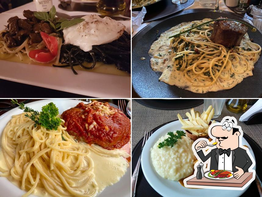 Platos en Villa Tevere