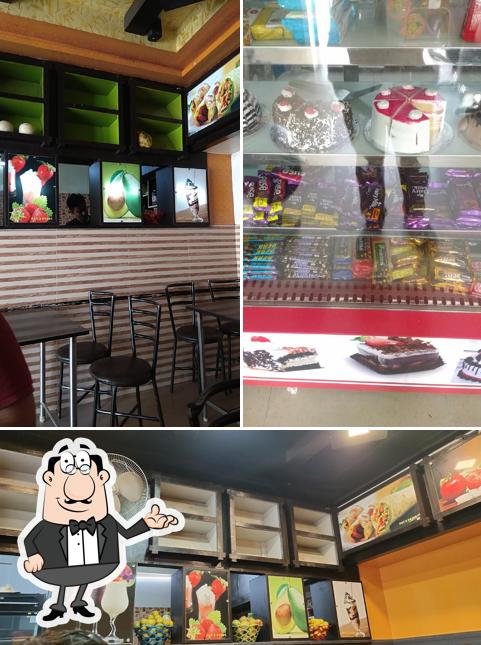The image of Chillax’s interior and food